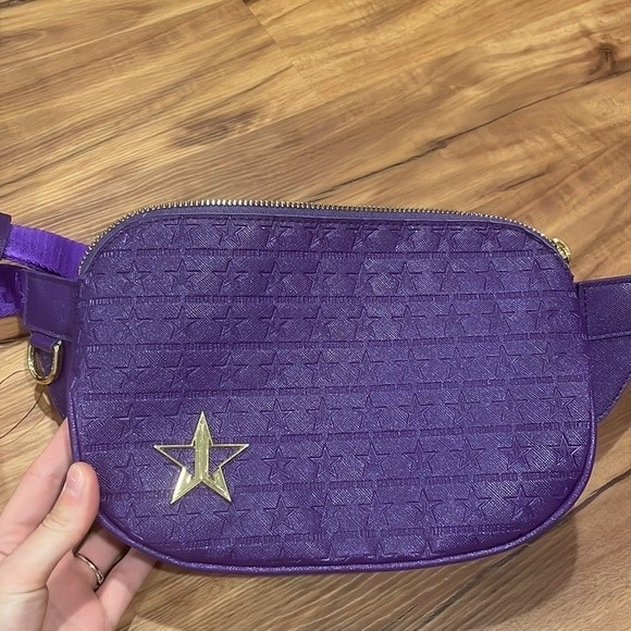 Jeffree Star Bags Jeffree Star Purple Gold Crossbody Bag Nwt Poshmark